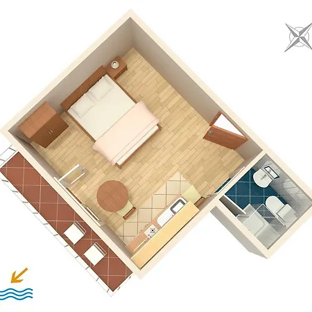 شقة Studio 2878a